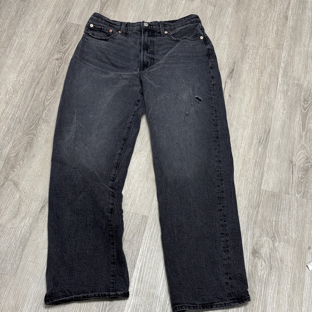 Pistola Anthropologie Black Denim jeans size 30